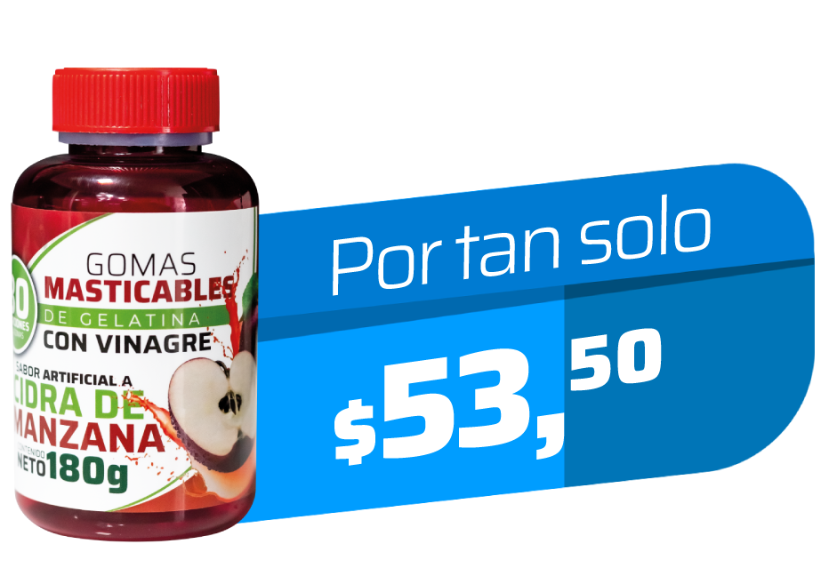 GOMAS DE VINAGRE DE MANZANA - CRECEL