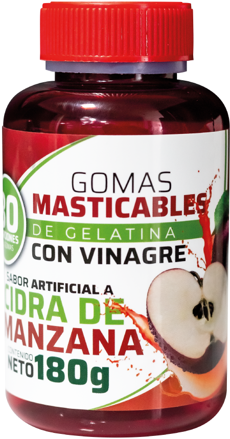 GOMAS DE VINAGRE DE MANZANA - CRECEL