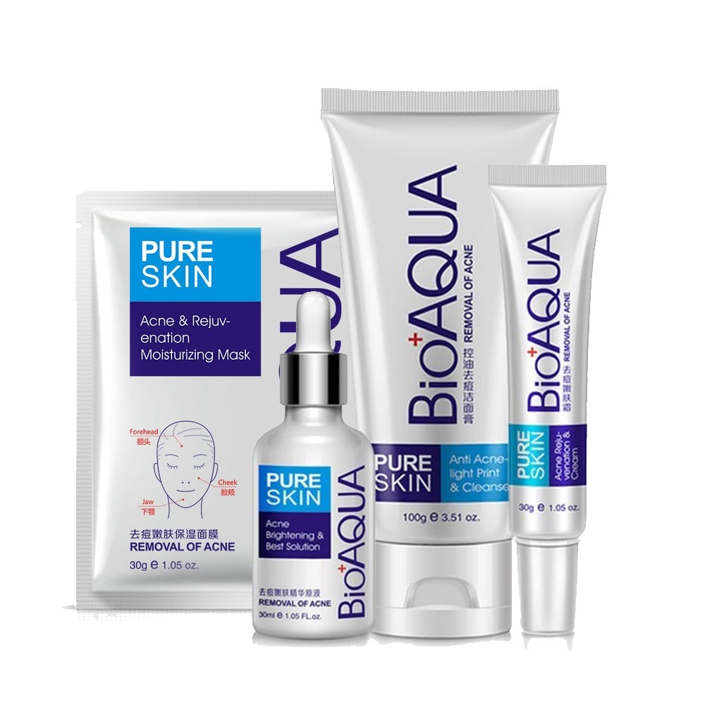 KIT ANTI ACNE + PARCHE COLAGENO CONTORNO DE OJOS