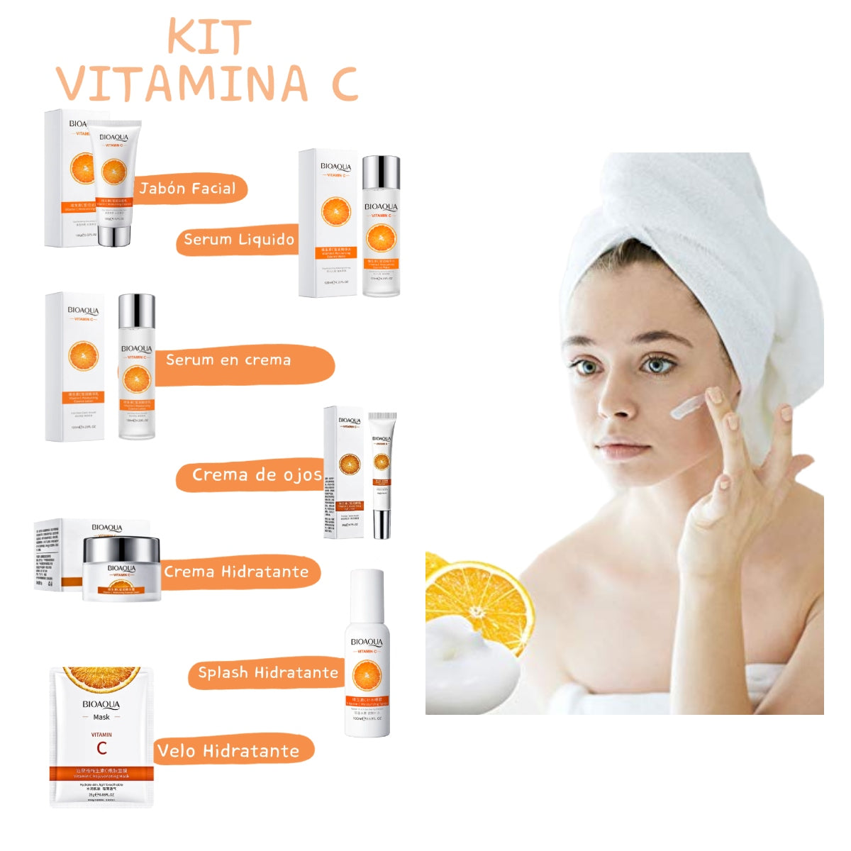 Kit Bioaqua vitamina C