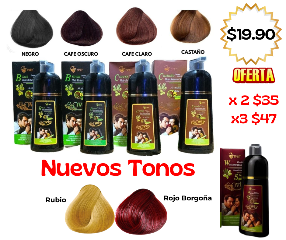 Shampo Cubre canas frasco IVSI